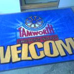 Entrance mat for Tamworth Shopping World.